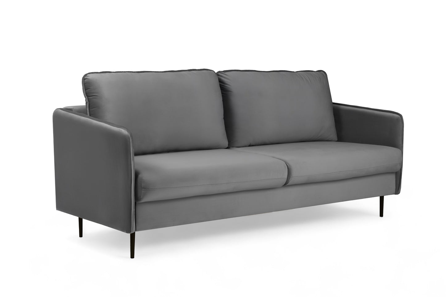 Dīvāns Tai 207/95/98 cm Velluto 18 /melnas kājas - N1 Home