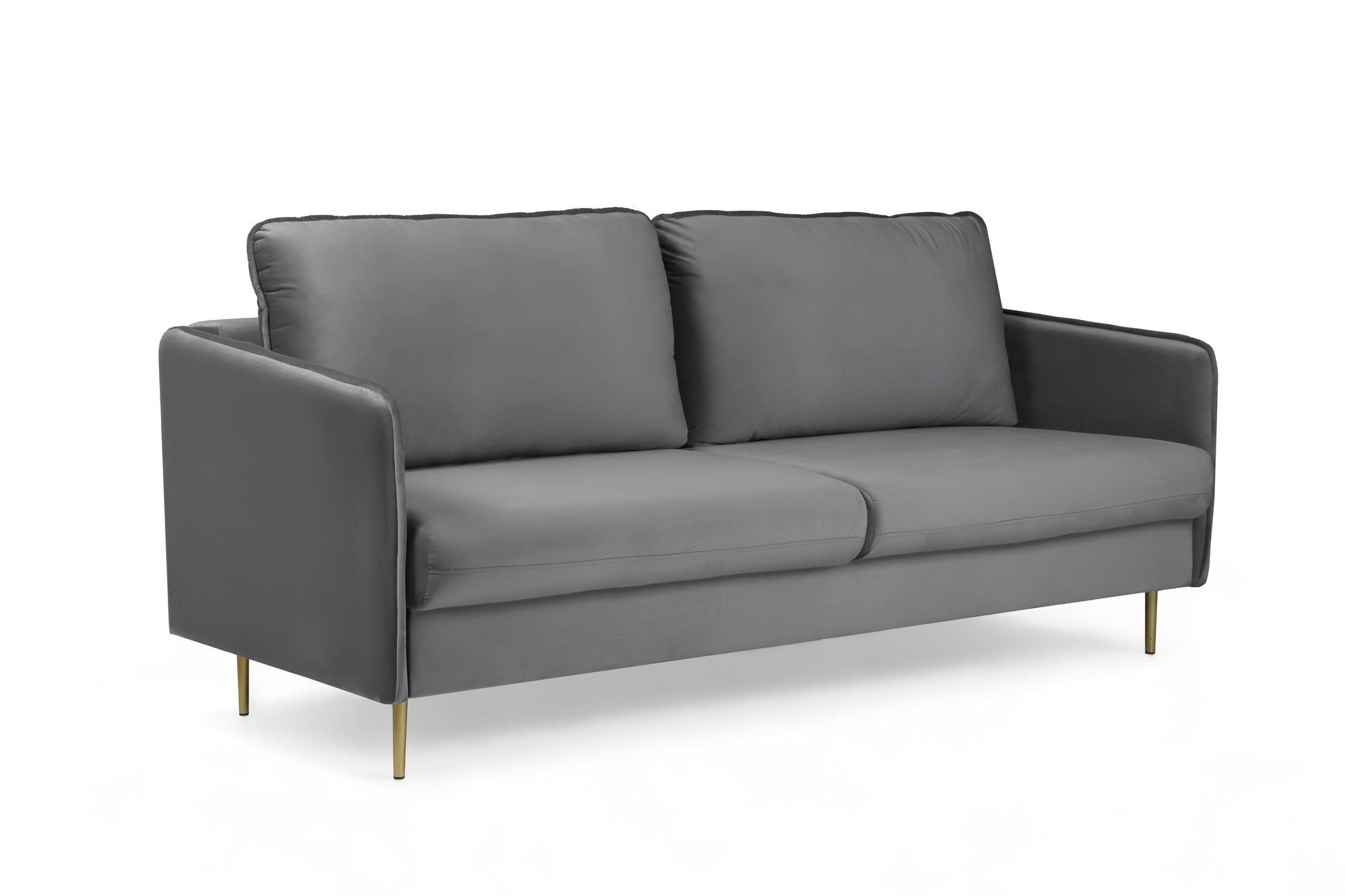 Dīvāns Tai 207/95/98 cm Velluto 18/ zelts kājas - N1 Home