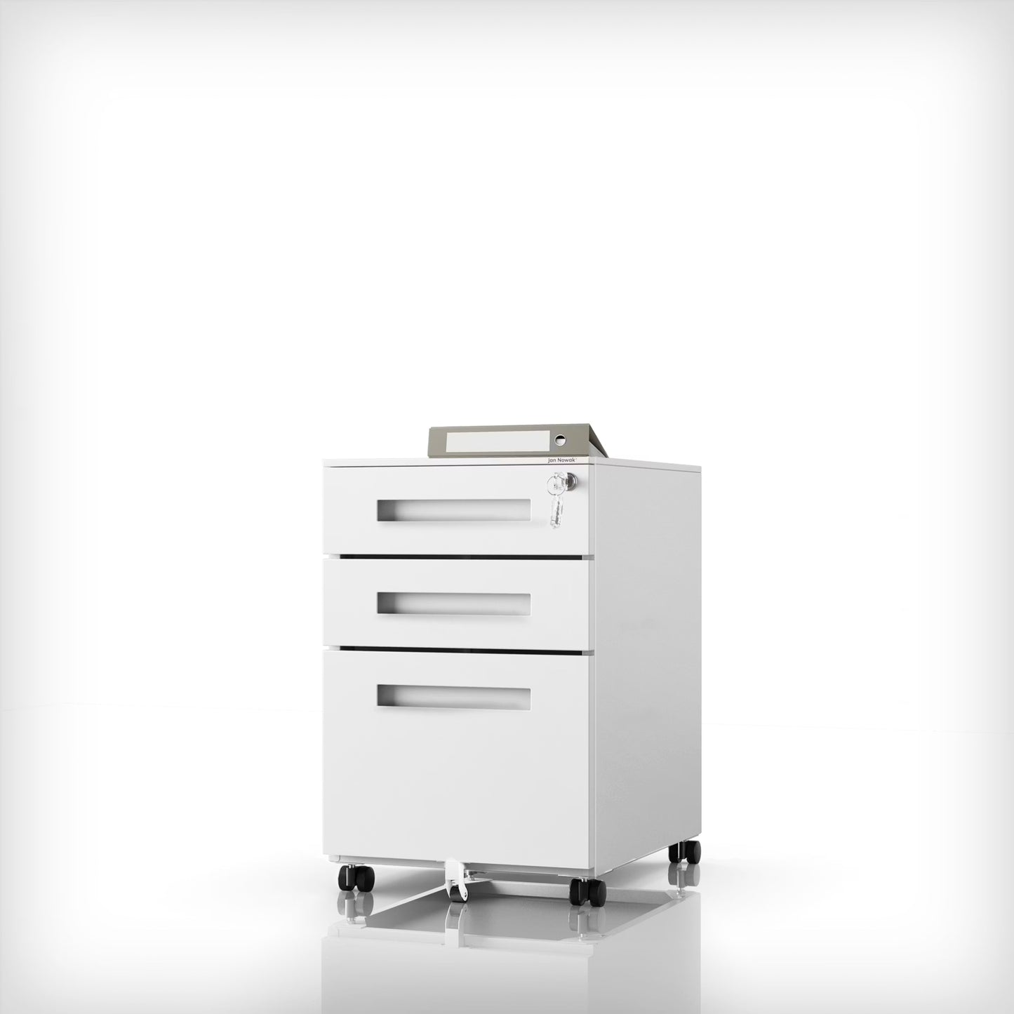 Konteiners zem rakstāmgalda Kates 39/60/50 cm pelēks - N1 Home