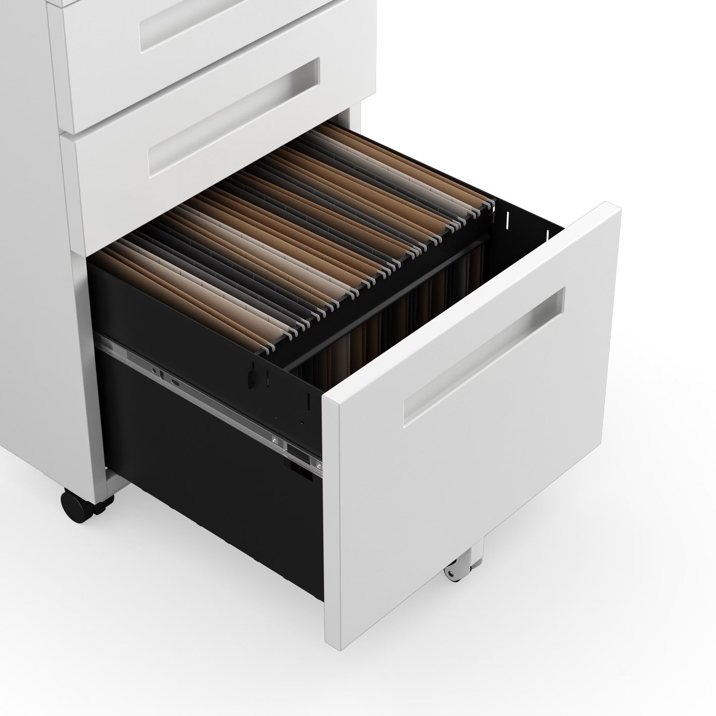 Konteiners zem rakstāmgalda Kates 39/60/50 cm balts - N1 Home