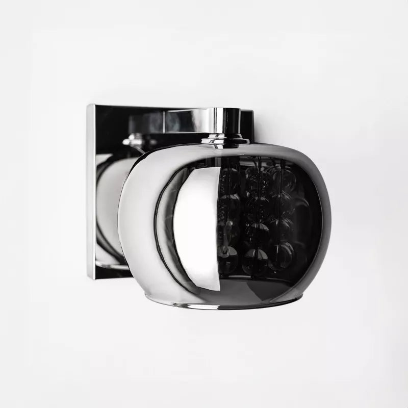 Sienas lampa Kristāla 12/13/16 cm hroms