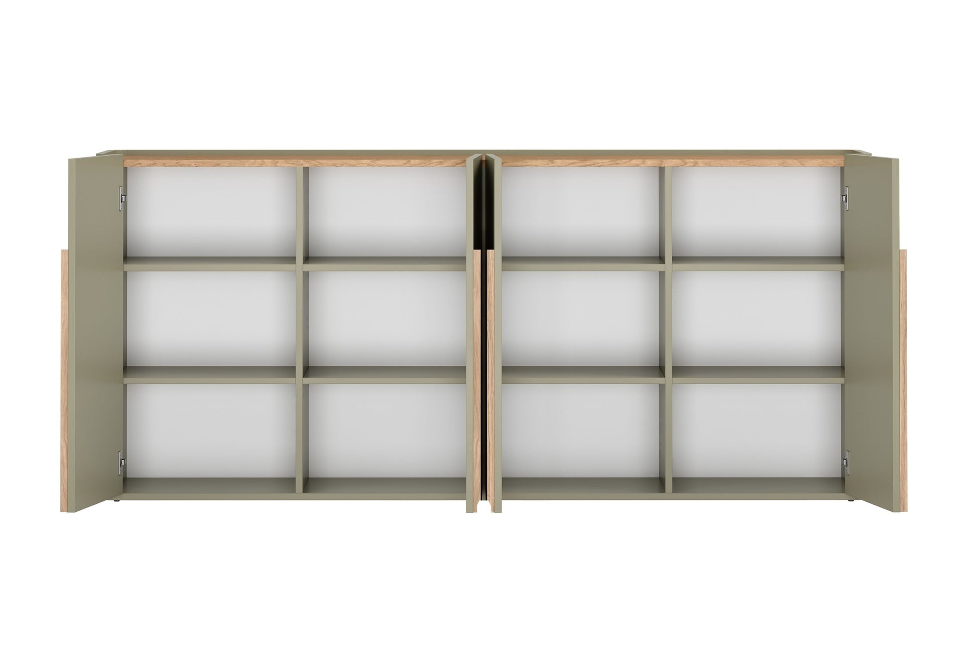 Kumode Amil 200/89/48 cm Eikalipts / Baltijas kāpu ozols / Dabīgais ozols - N1 Home