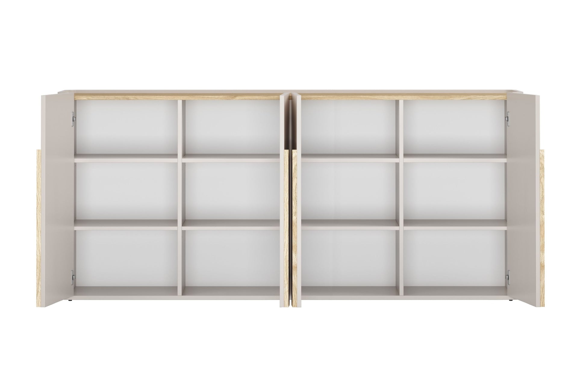 Kumode Amil 200/89/48 cm Kašmirs / Eļļots ozols / Gaišs ozols - N1 Home