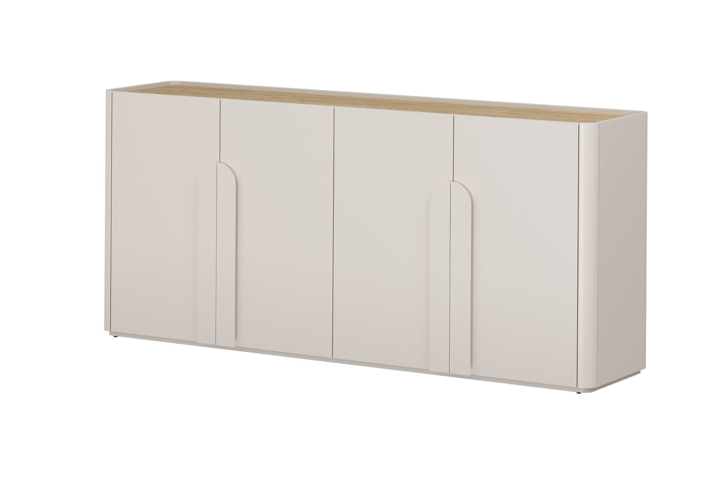 Kumode Amil 200/89/48 cm Kašmirs / Eļļots ozols - N1 Home