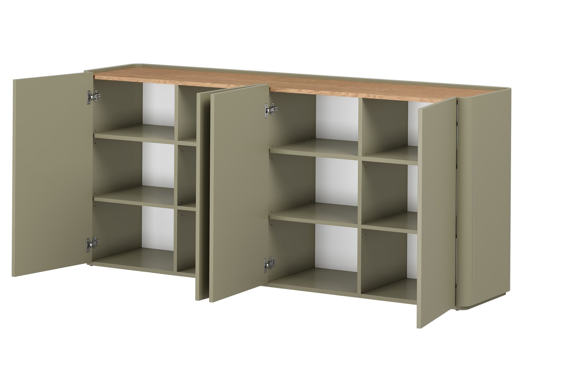 Kumode Elva 200/89.5/48 cm Eikalipts / Baltijas kāpu ozols - N1 Home