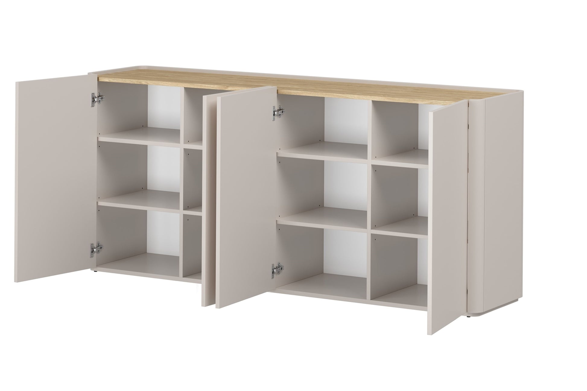 Kumode Elva 200/89.5/48 cm Kašmirs / Eļļots ozols - N1 Home