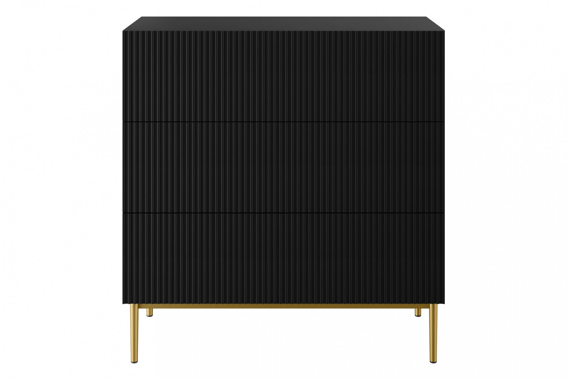 Kumode Austin 100/105/45 cm melns/zelts - N1 Home