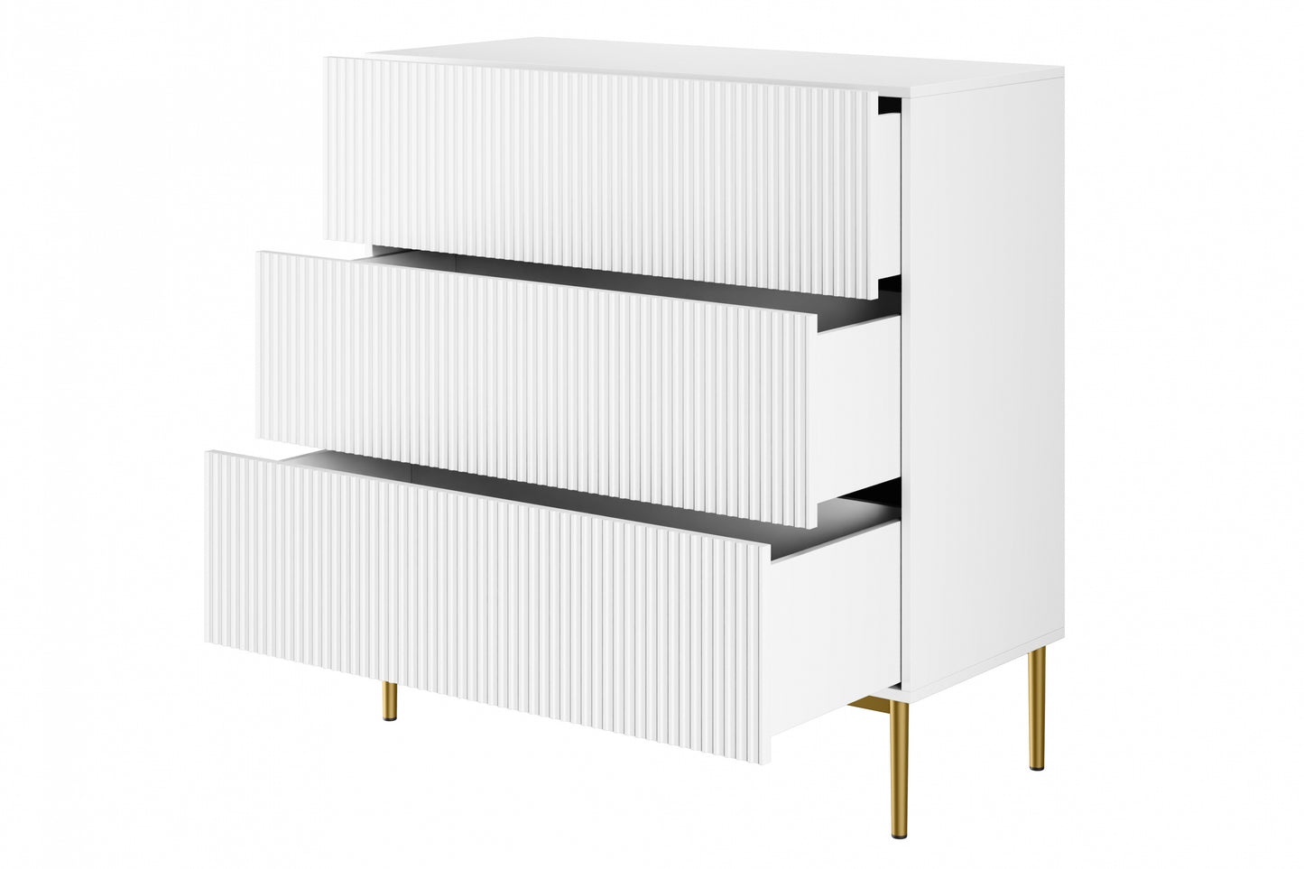 Kumode Austin 100/105/45 cm balts/zelts - N1 Home