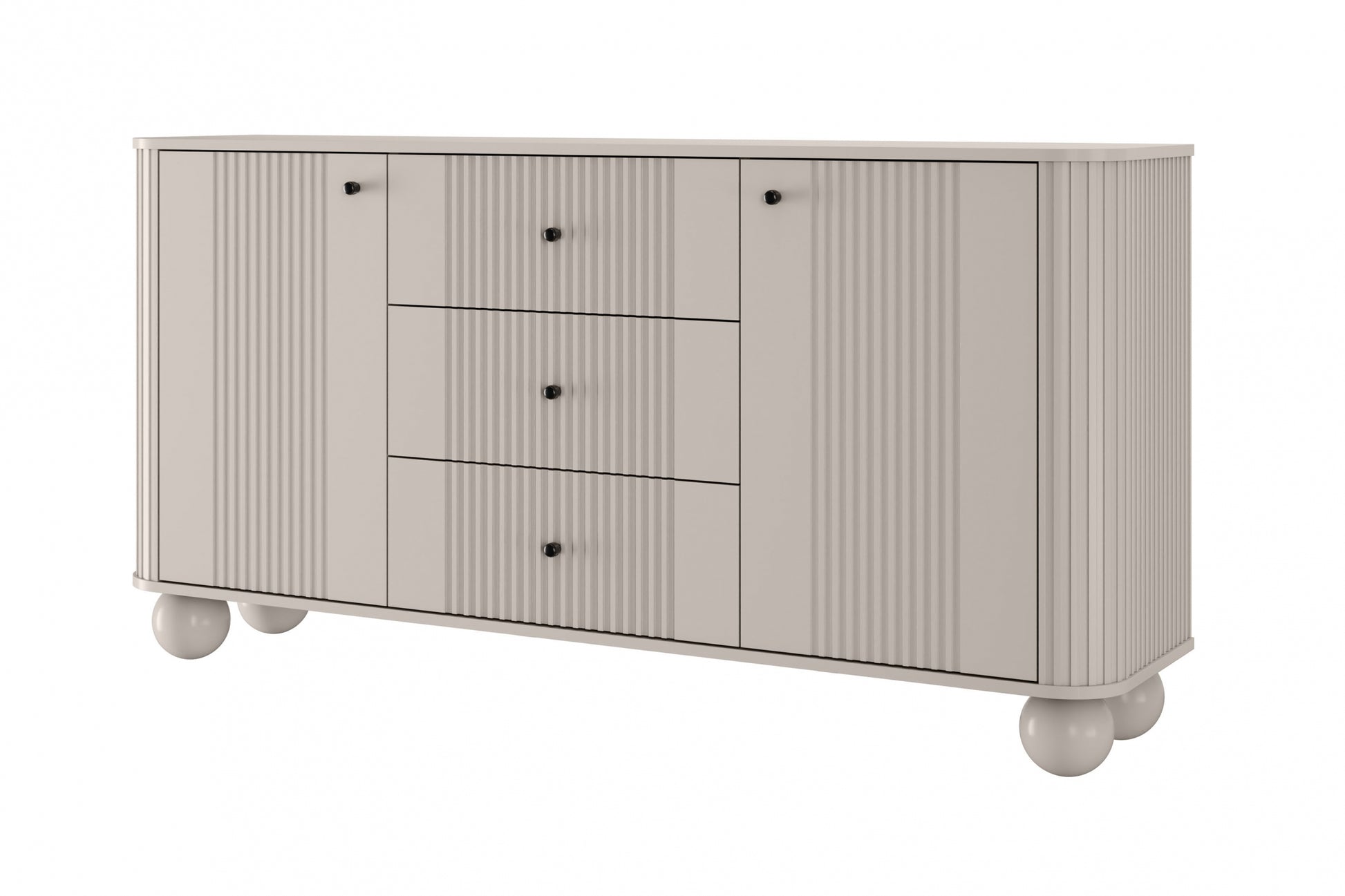 Kumode Vespa 160/82/38 cm kašmirs/melns - N1 Home