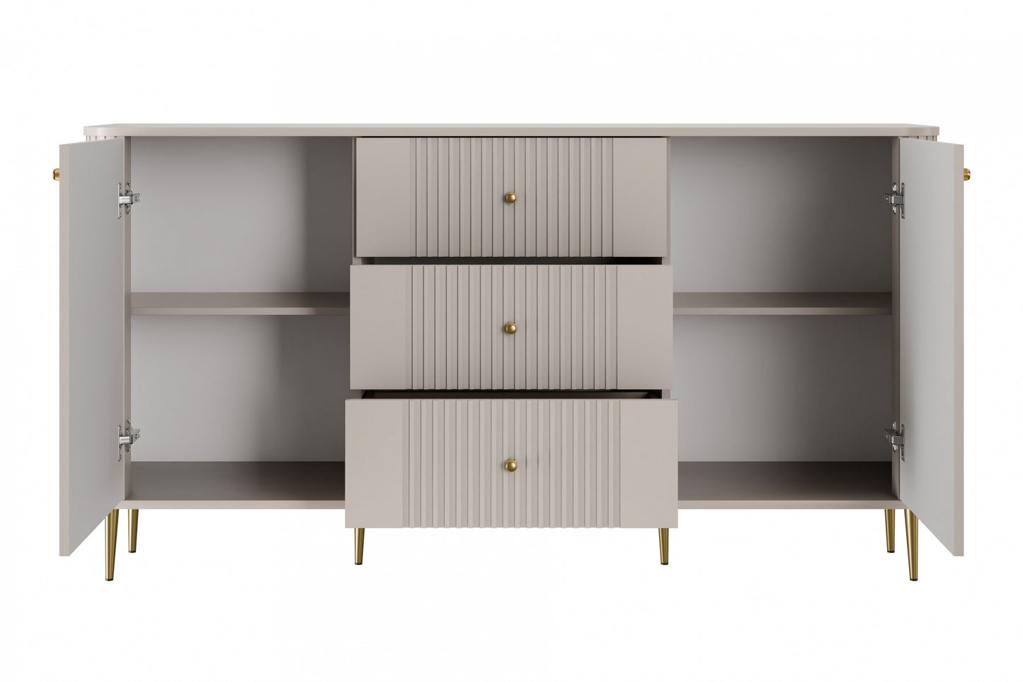 Kumode Vespa 160/85/38 cm kašmirs/zelts - N1 Home