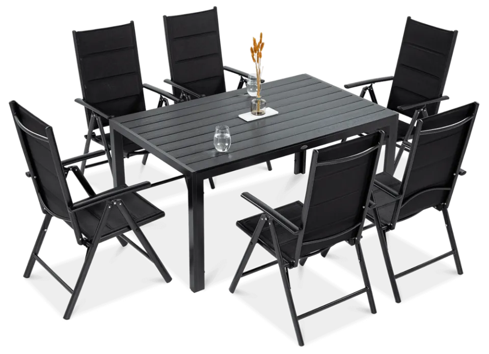 Dārza mēbeles Sidny pelēks/tumši pelēks - N1 Home