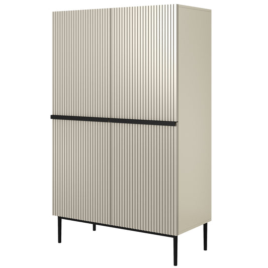 Kumode Austin 100/160/45 cm kašmirs/melns - N1 Home