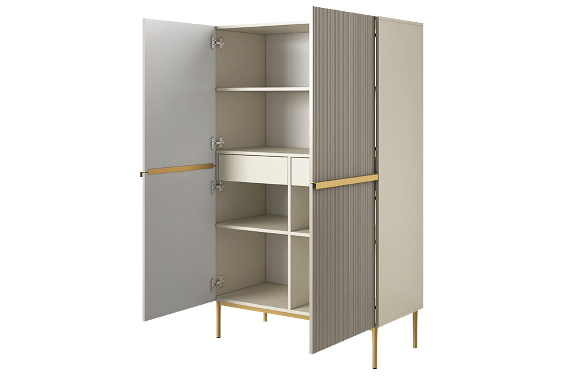 Kumode Austin 100/160/45 cm kašmirs/zelts - N1 Home