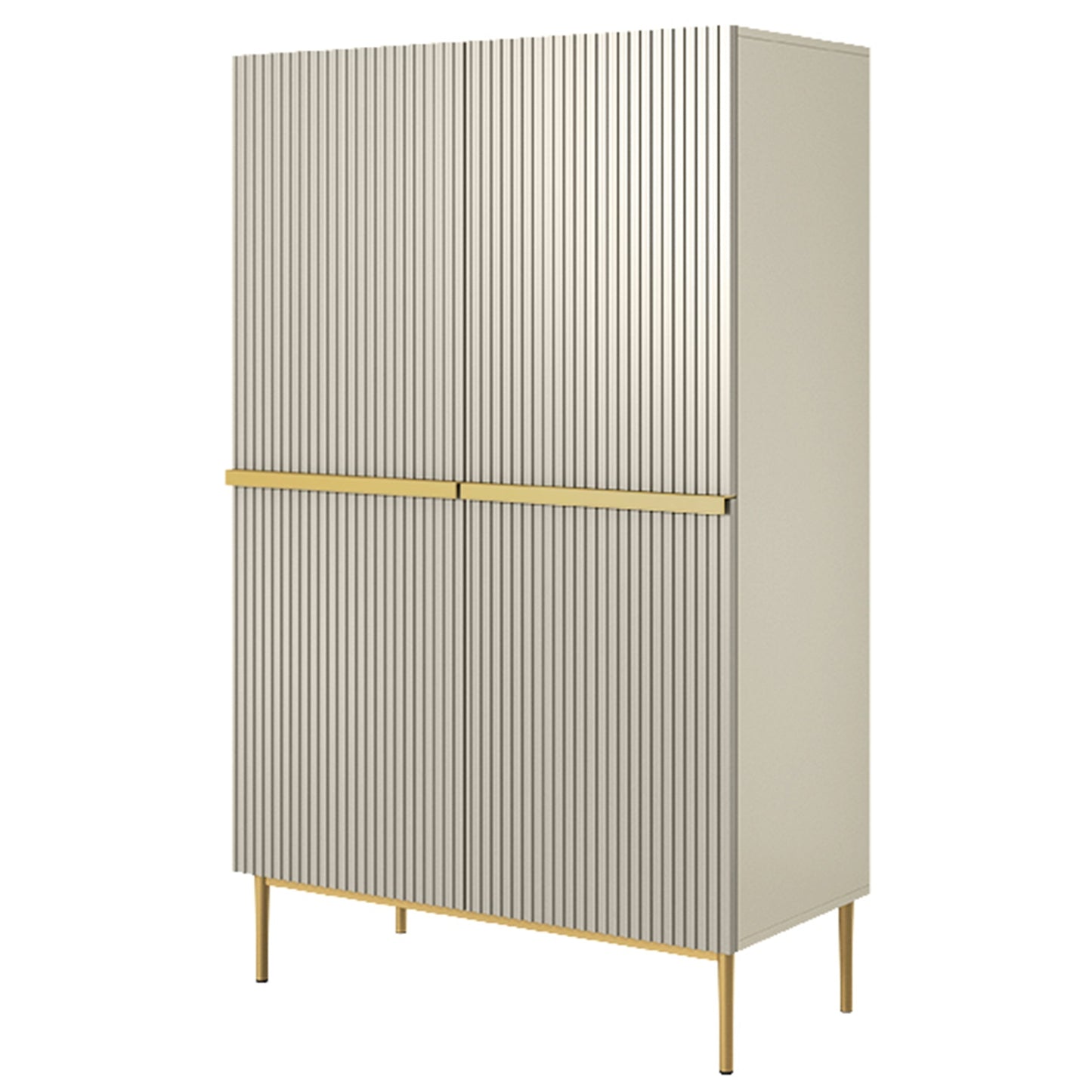 Kumode Austin 100/160/45 cm kašmirs/zelts - N1 Home