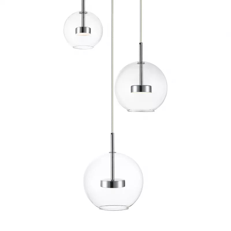 Piekaramā lampa Enso 84/47/47 cm hroms