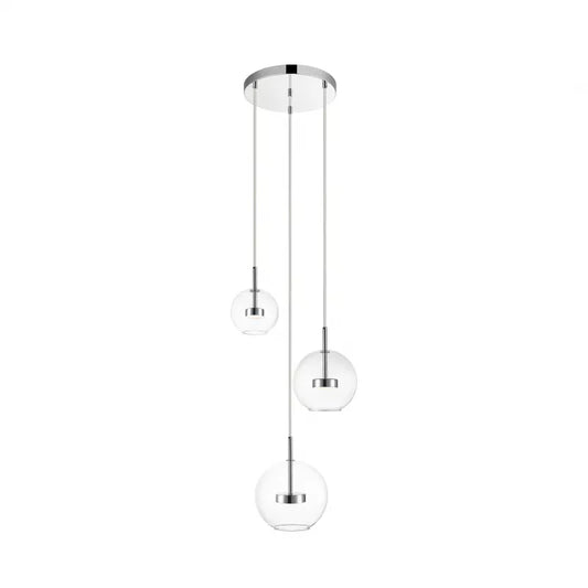 Piekaramā lampa Enso 84/47/47 cm hroms