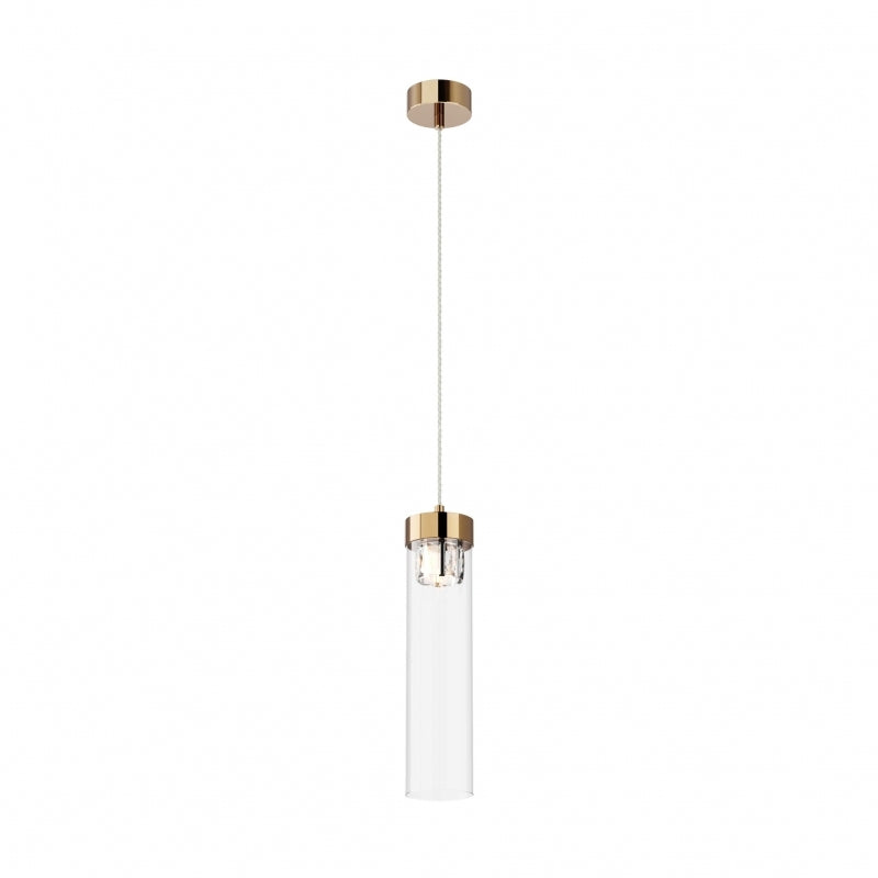 Piekaramā lampa Gemma 43/11 cm rozā zelts