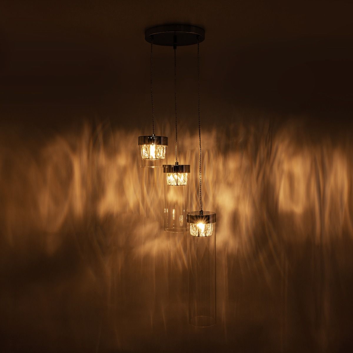 Piekaramā lampa Gemma 81/31 cm hroms