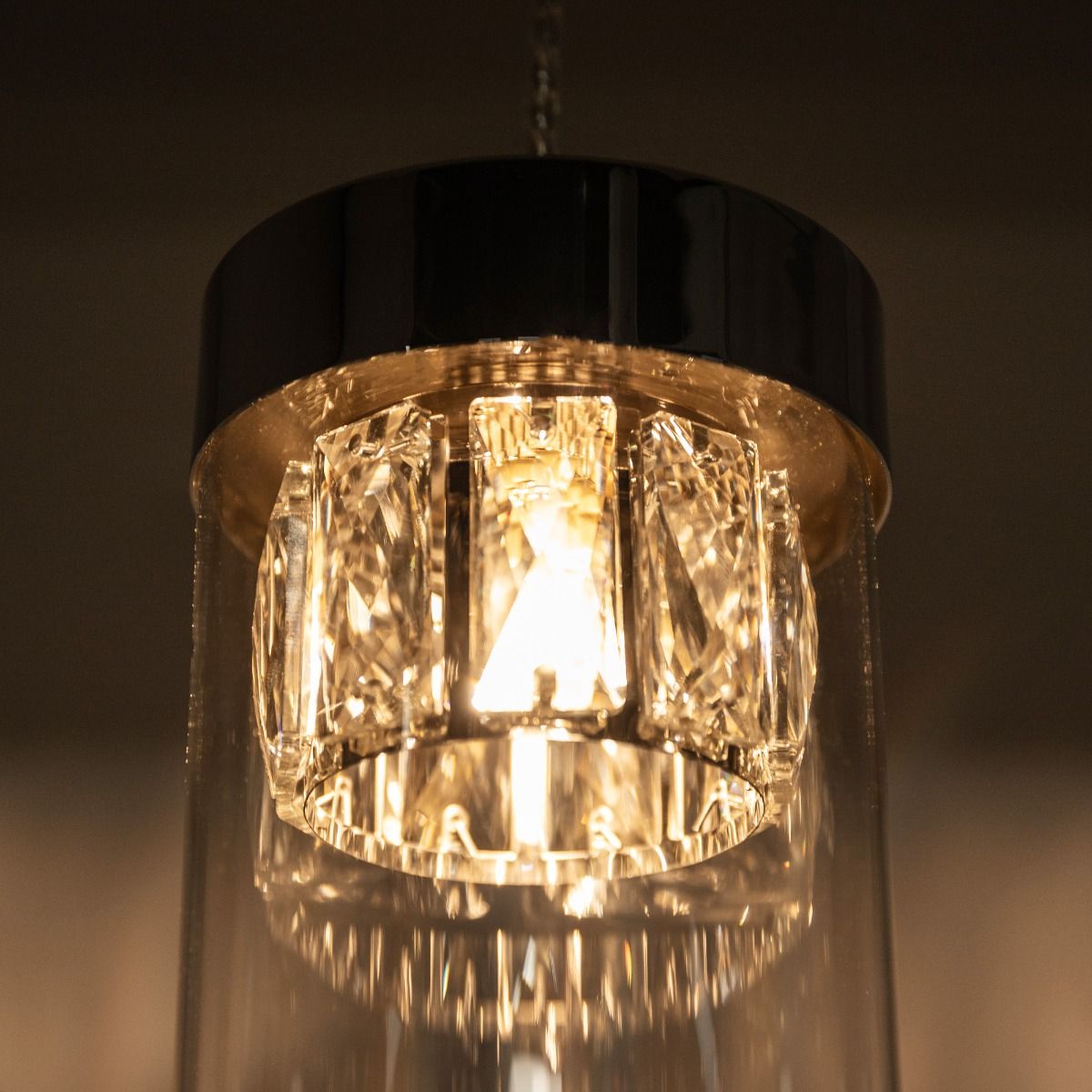 Piekaramā lampa Gemma 43/11 cm sudraba