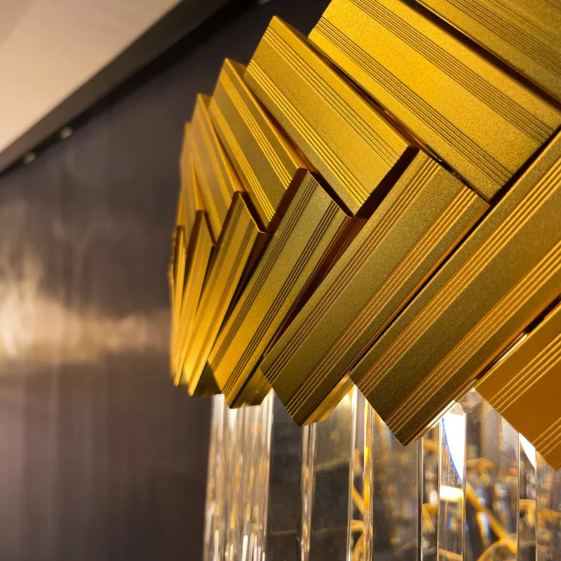 Piekaramā lampa Lija 100/50/50 cm zelts