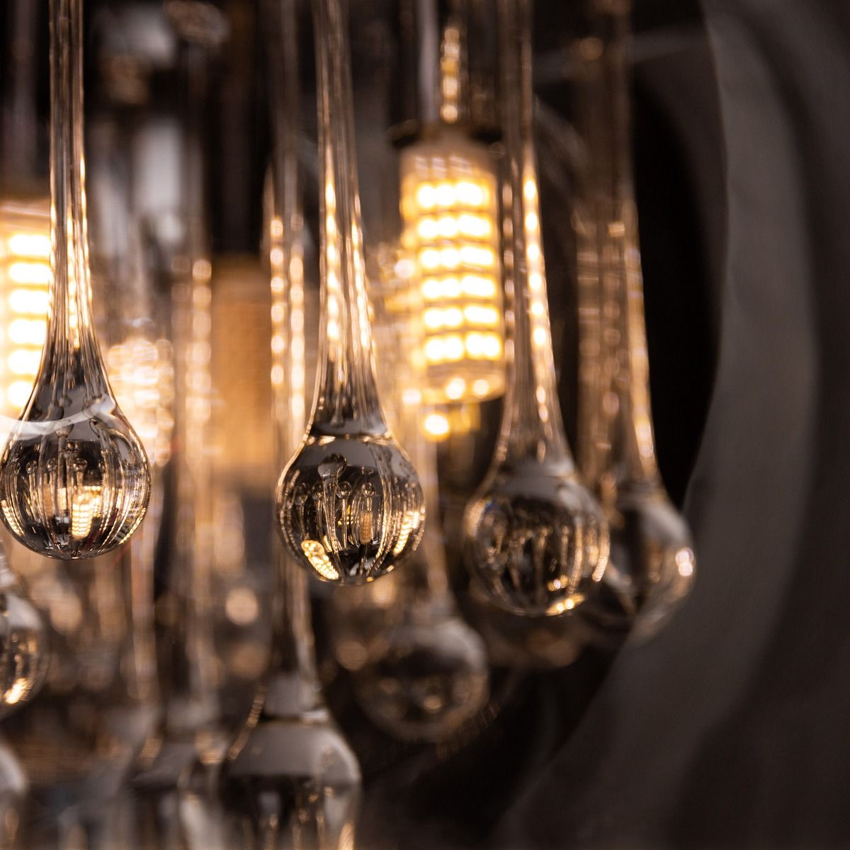 Piekaramā lampa Kristāla 145/50 cm hroms