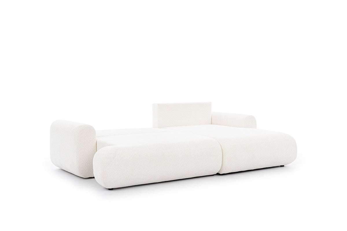 Dīvāns LOTA M bukle stūris 264/84/163 cm krēms - N1 Home