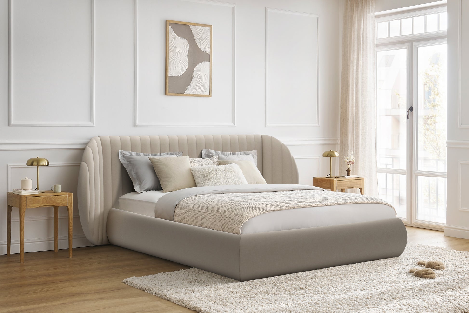 Gulta Galo ar konteineru 140;160;180/200 cm Velluto 2 - N1 Home