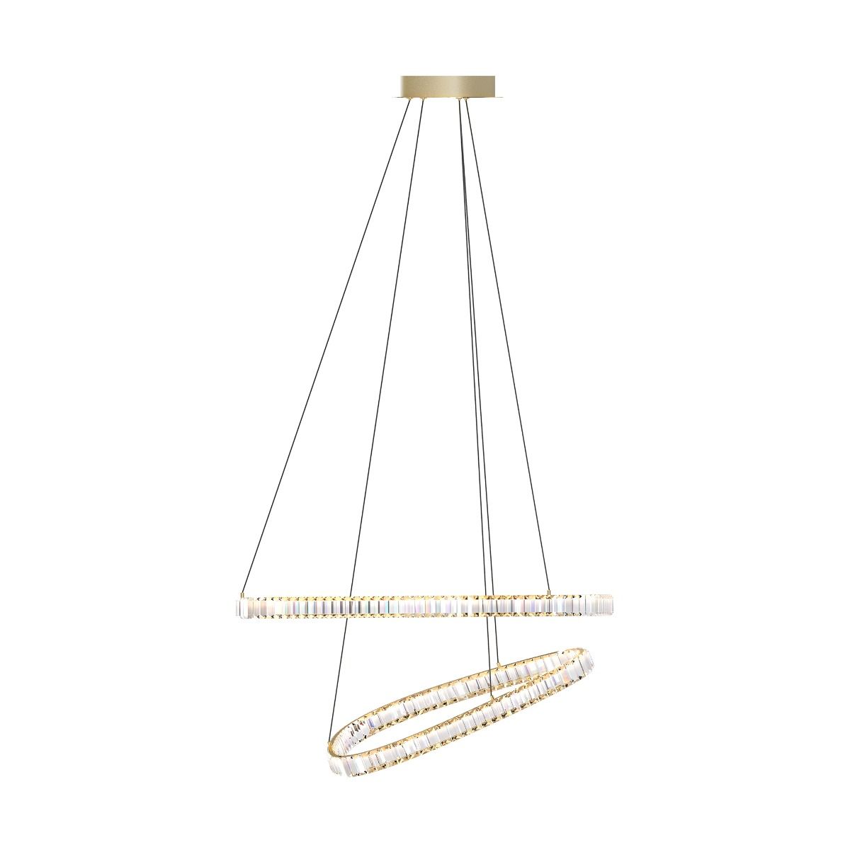 Piekaramā lampa Athena 150/80/80 cm zelts