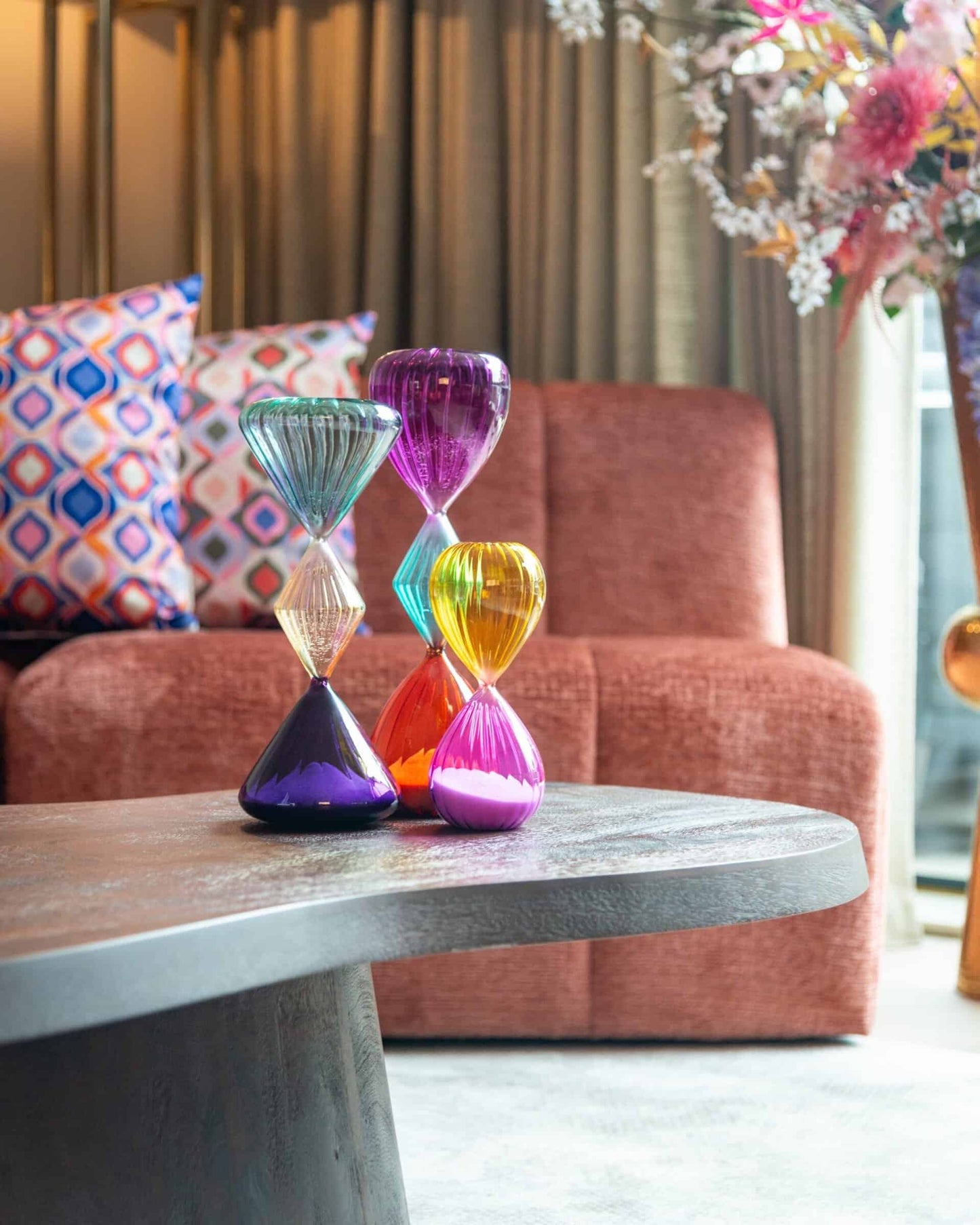 Dekoratīvs priekšmets Jahla Richmond Interiors 16/7/7 cm purple/dzelts