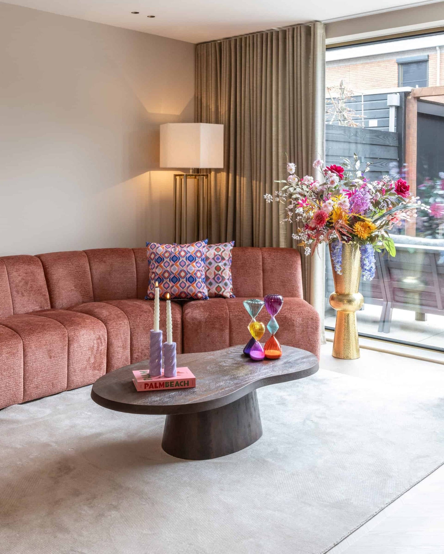 Dekoratīvs priekšmets Jalina Richmond Interiors 33/10/10 cm purple/sarkans