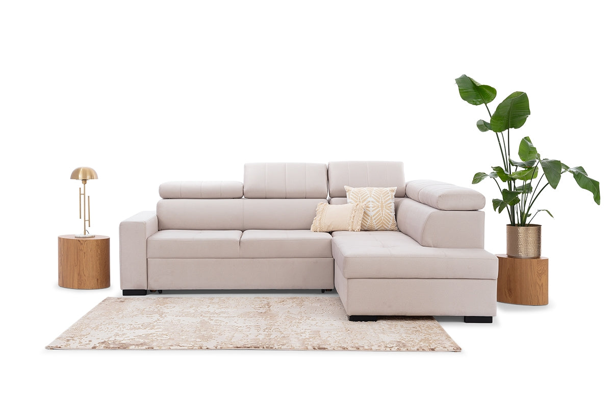 Dīvāns KORA 261/104-85/202 krēms - N1 Home