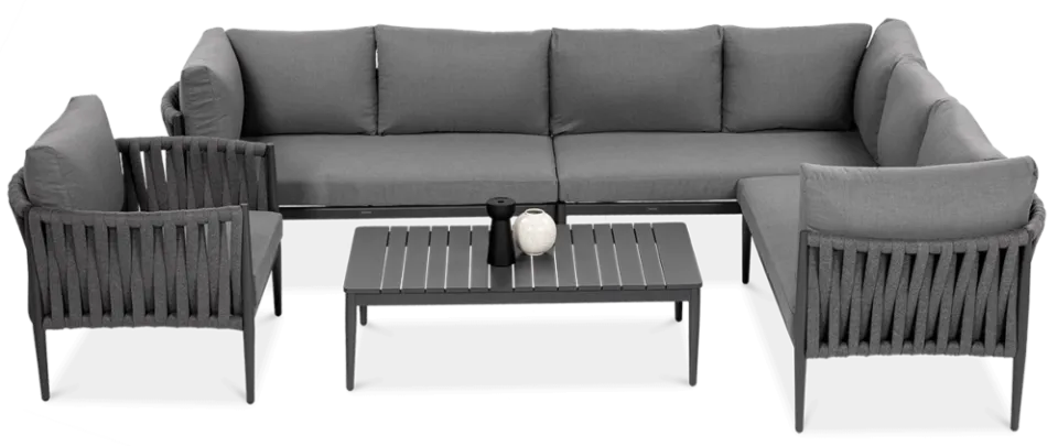 Dārza komplekts Mona tumši pelēks - N1 Home