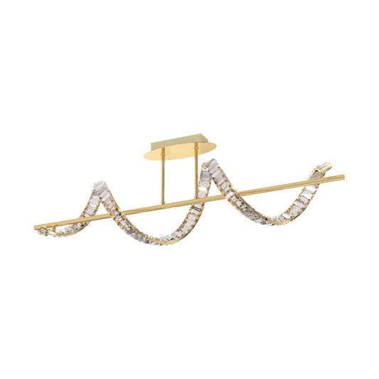 Piekaramā lampa Athena 34/25/110 cm zelts