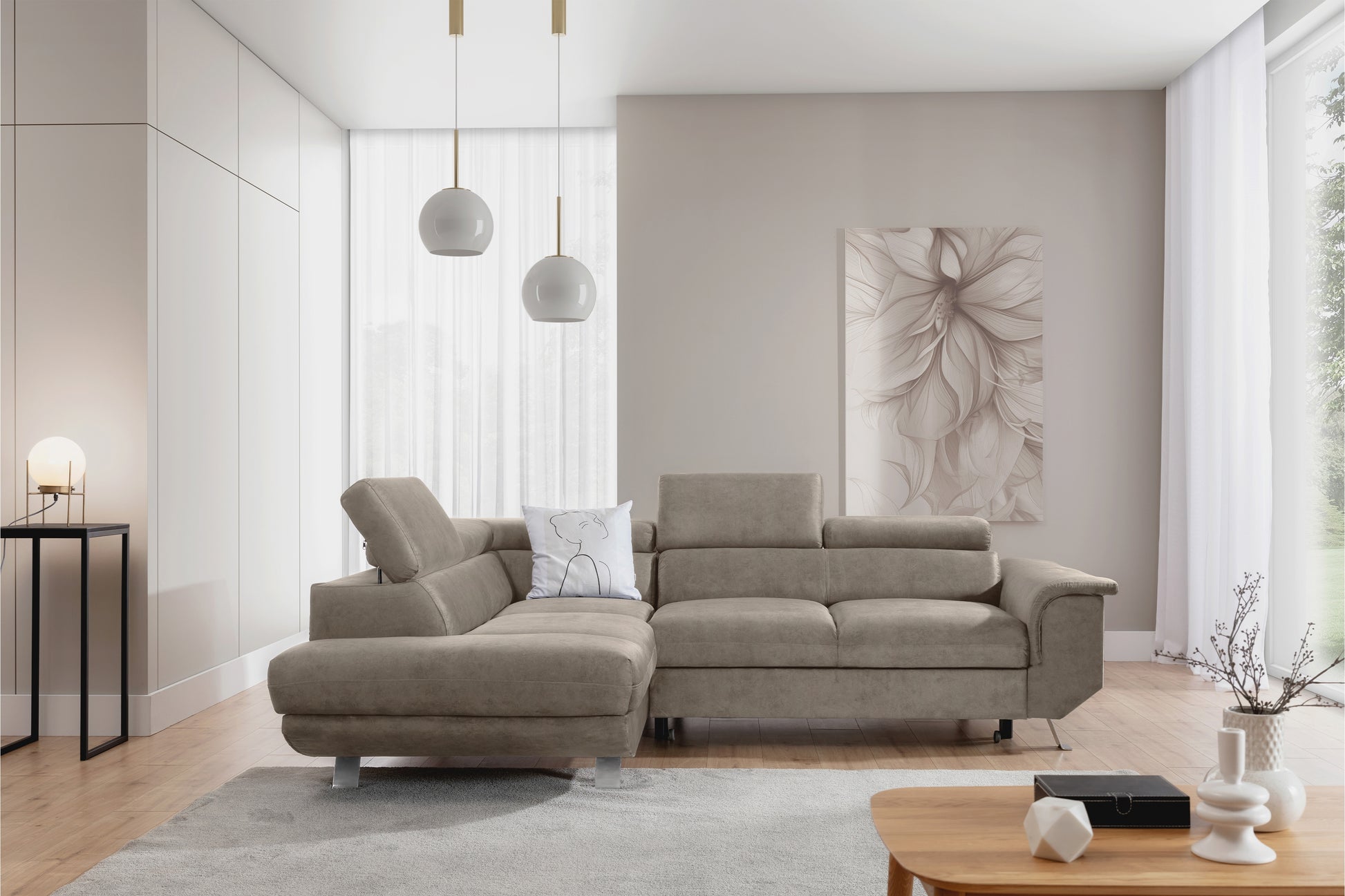 Dīvāns Zali 280/110/205 cm Castel 15 - N1 Home