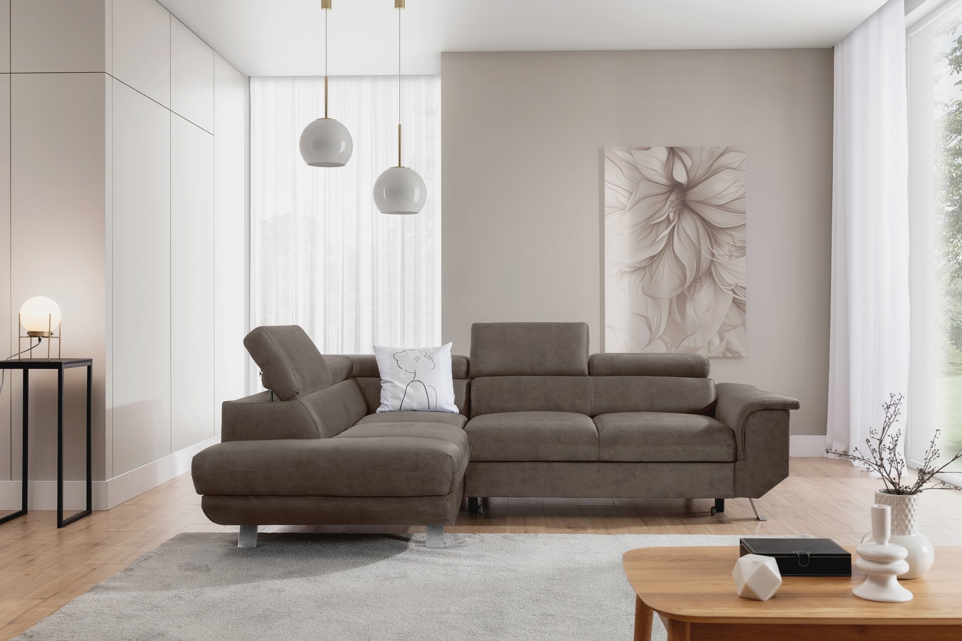 Dīvāns Zali 280/110/205 cm Castel 20 - N1 Home