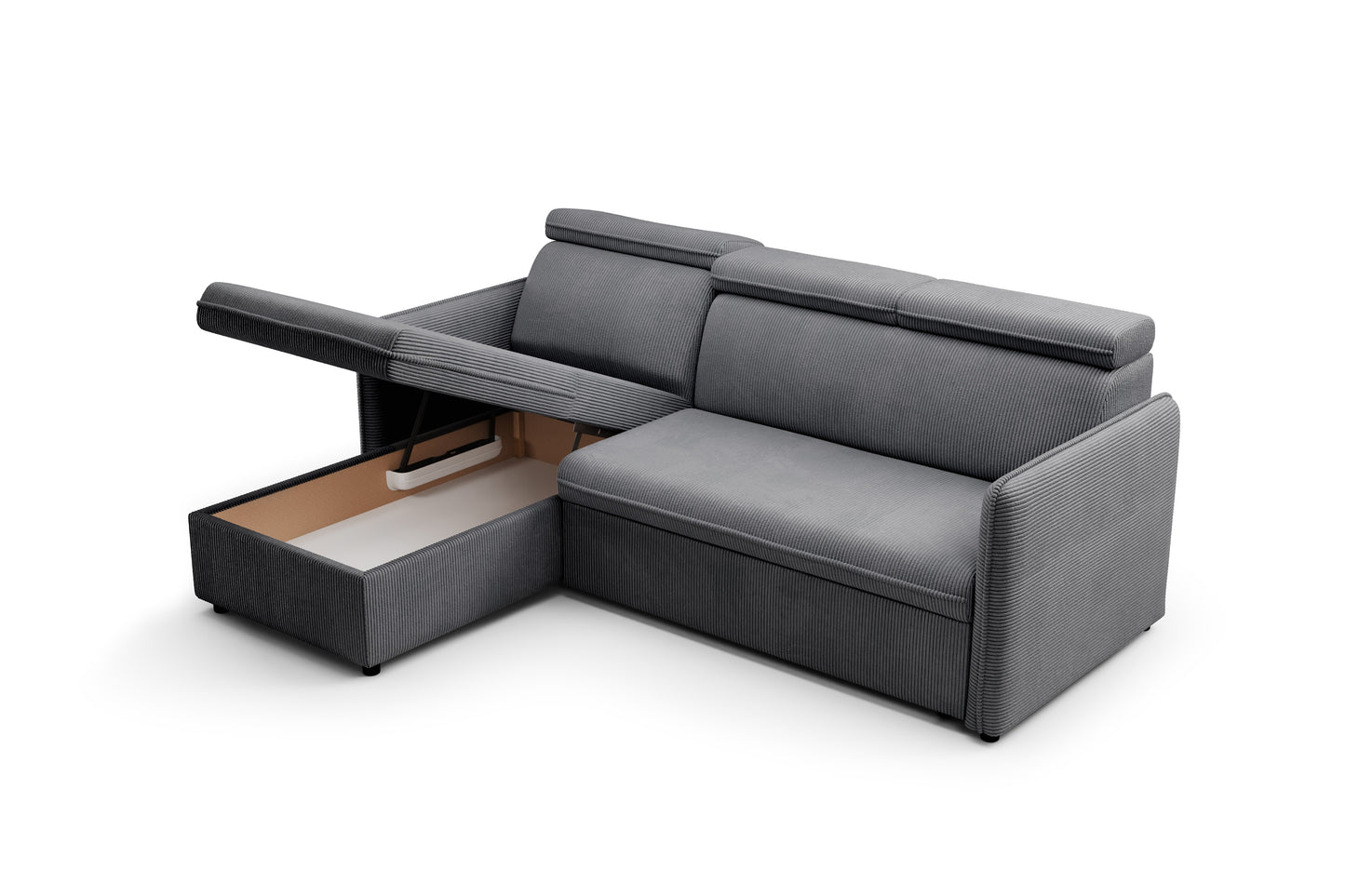 Dīvāns Barce 220/84/165 cm tumši pelēks - N1 Home