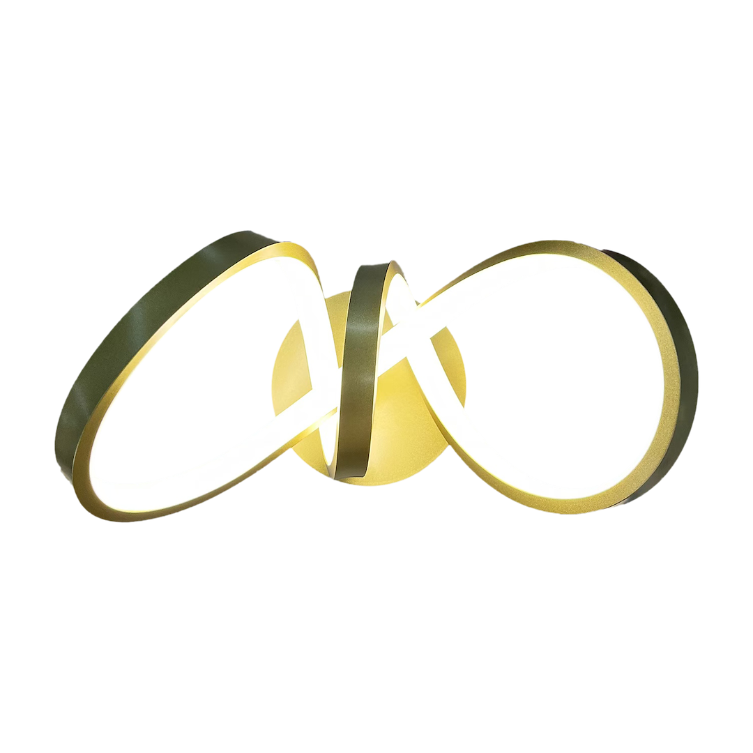 Sienas lampa 30/15/16 cm zelts - N1 Home