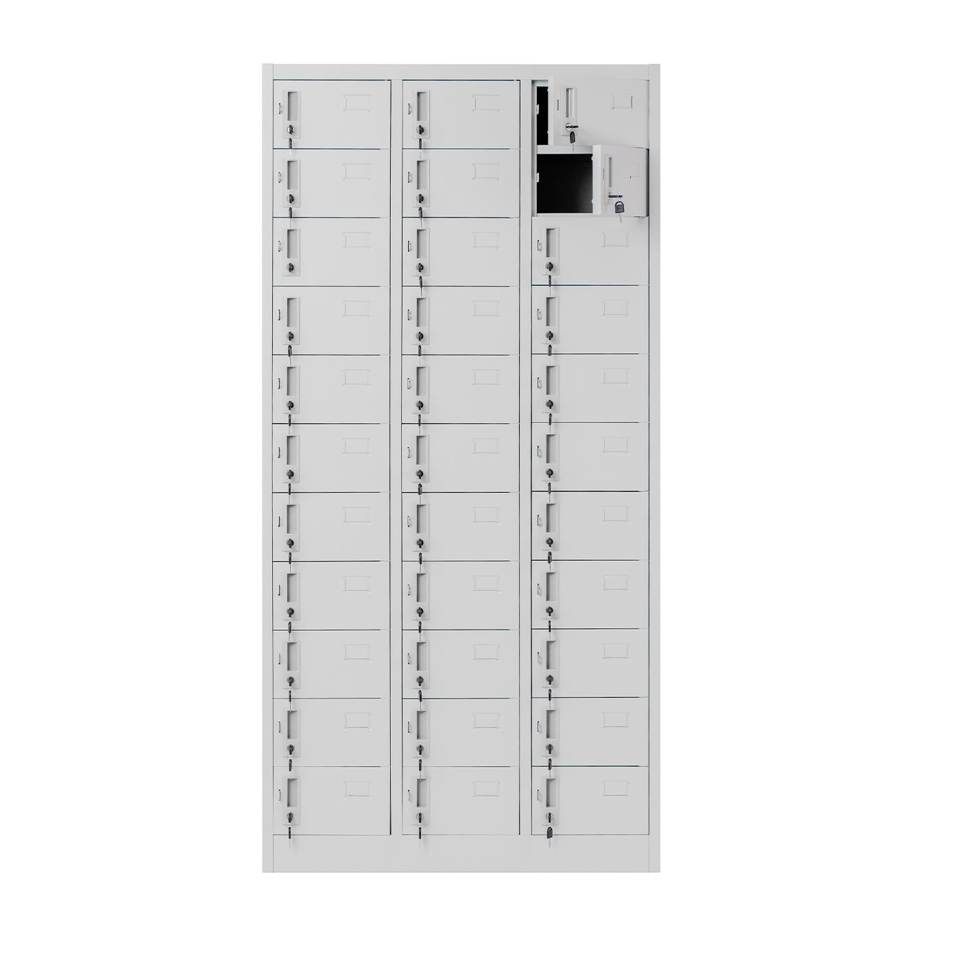 Metāla skapis  Oli 185/90/45 cm pelēks - N1 Home