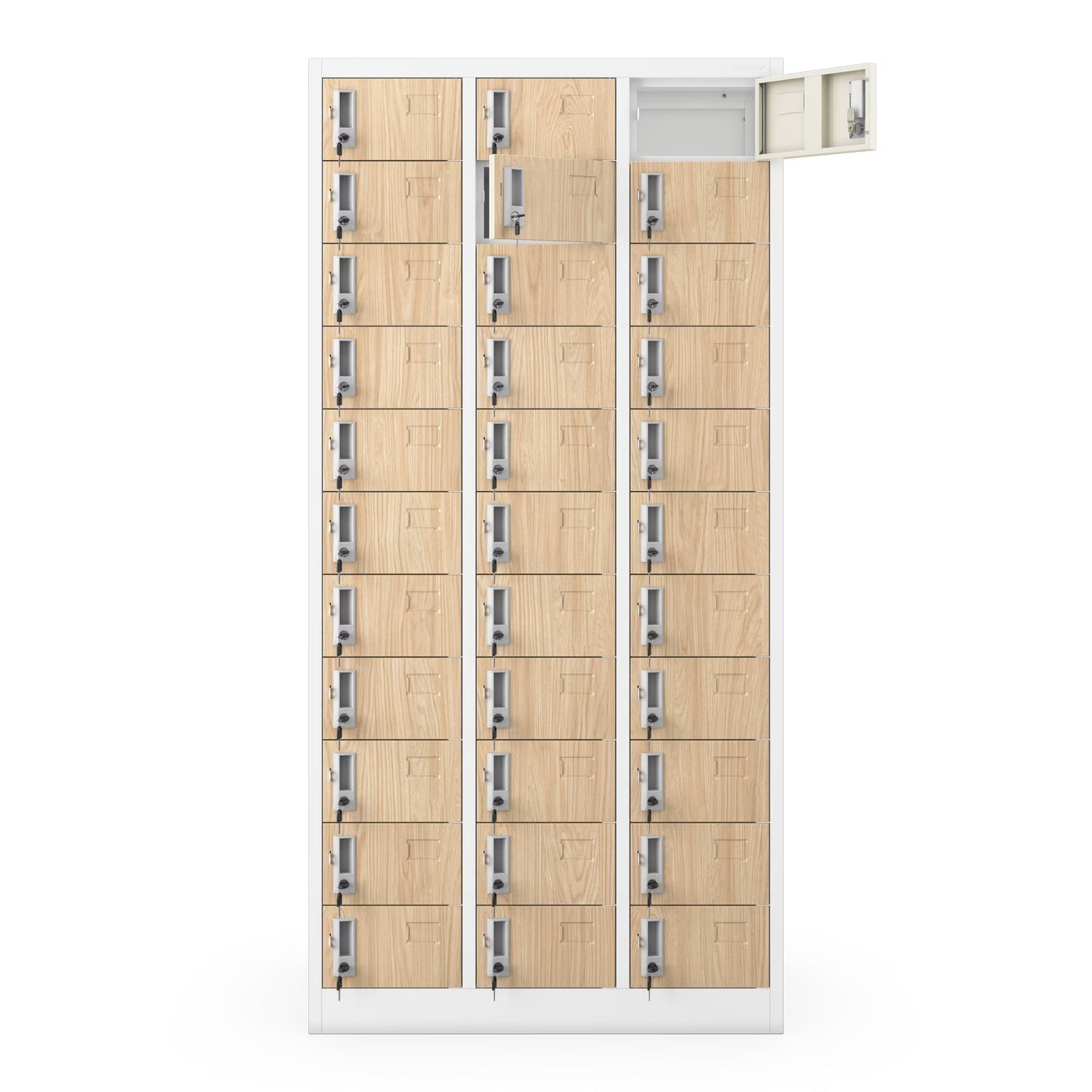 Skapis Olips 90/185/45 cm sonoma ozols/balts - N1 Home