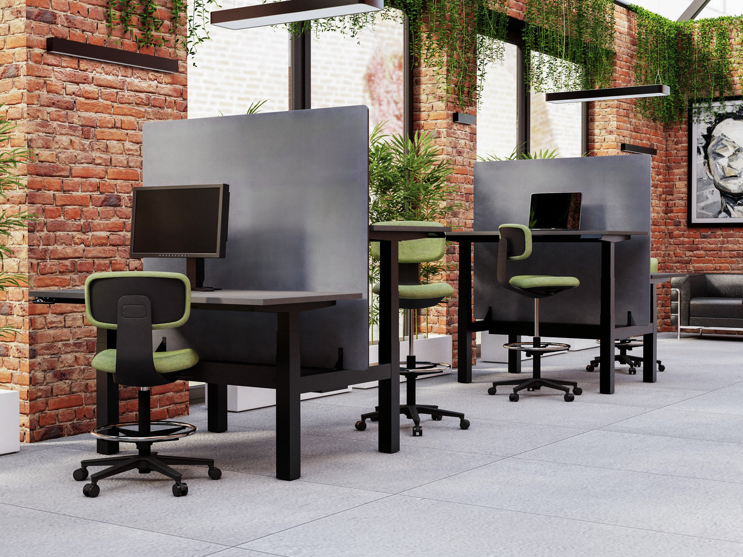 Galds Fino double 140/149,5 cm melns/valrieksts - N1 Home