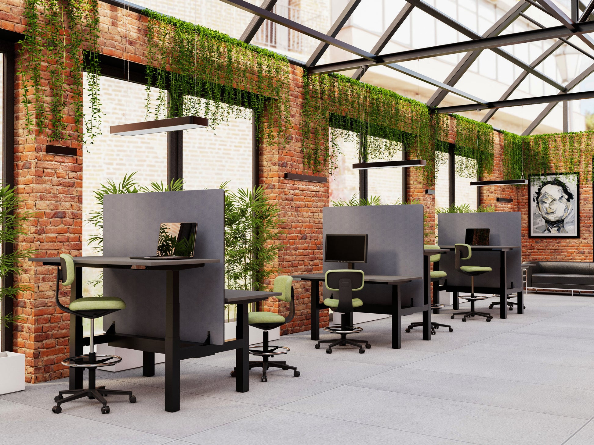 Galds Fino double 140/149,5 cm melns/valrieksts - N1 Home