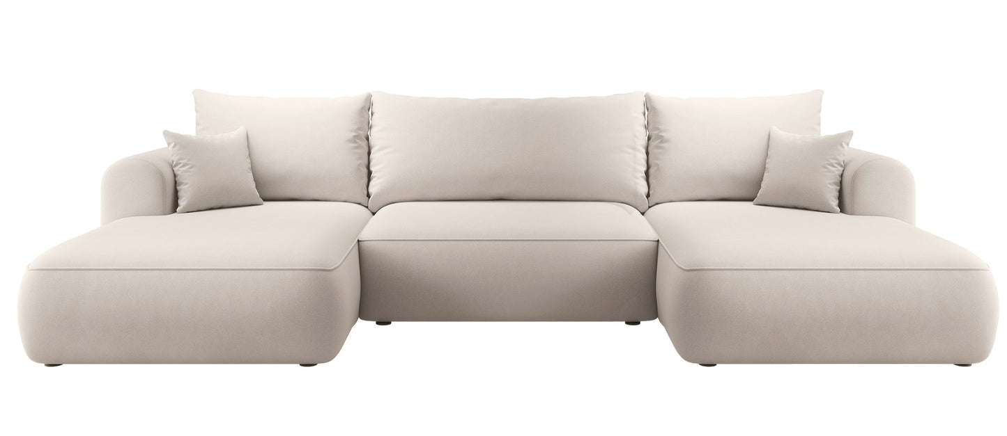 Dīvāns Ovors U 380/95/167 cm Castel 04 - N1 Home