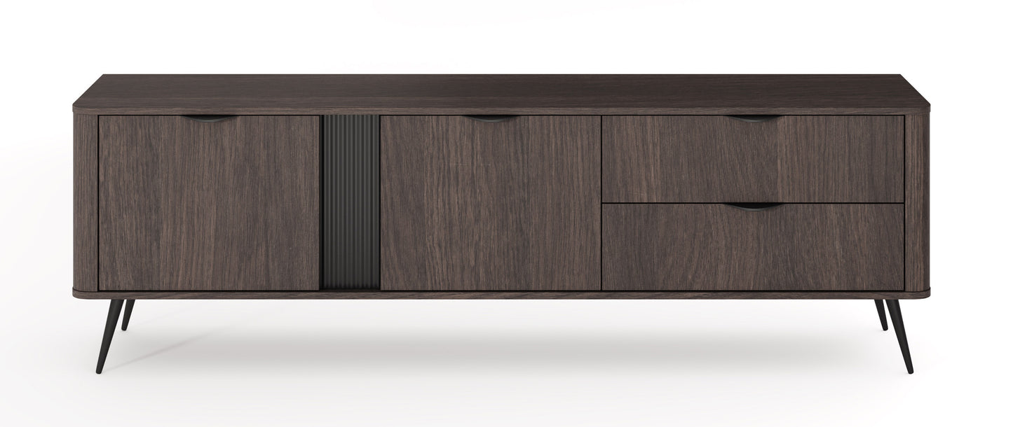 TV skapis Verto 161/195/38 cm Dunin ozols