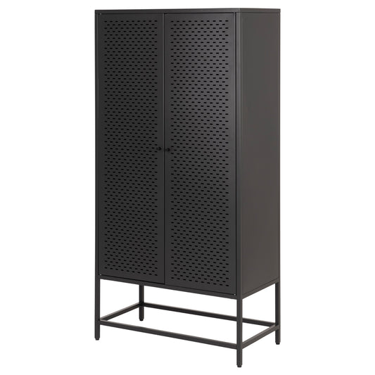 Metāla kumode Ronda 80/160/40 cm melns