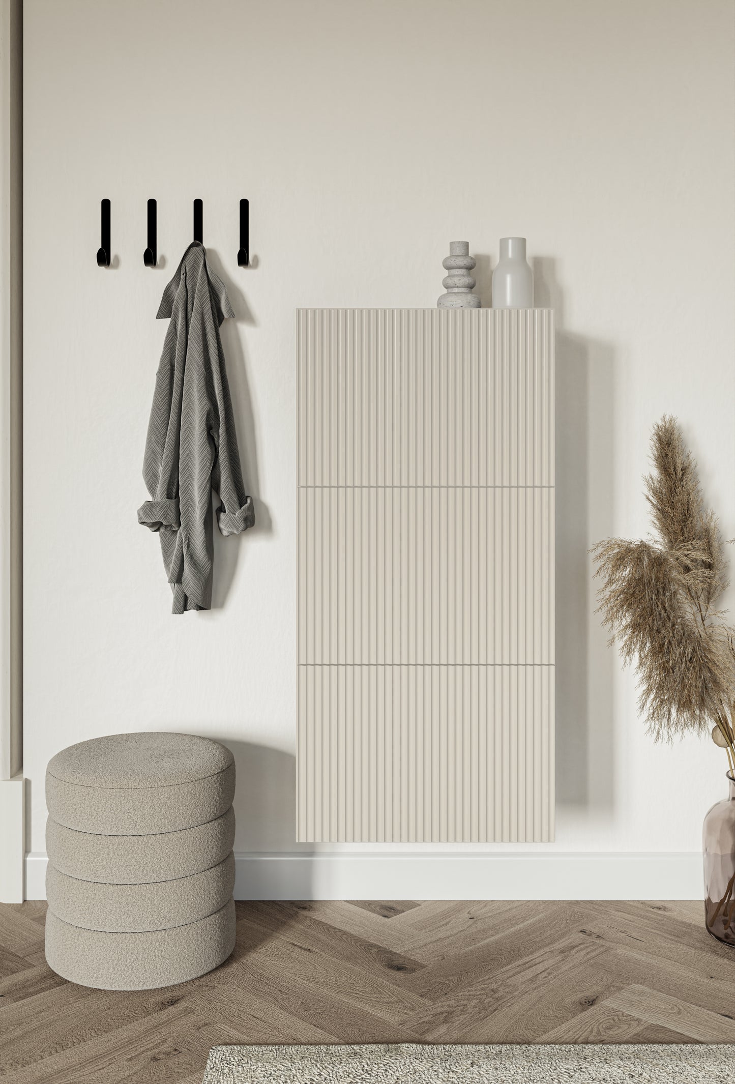 Apavu skapis Velda 50/30/103 cm bēšs