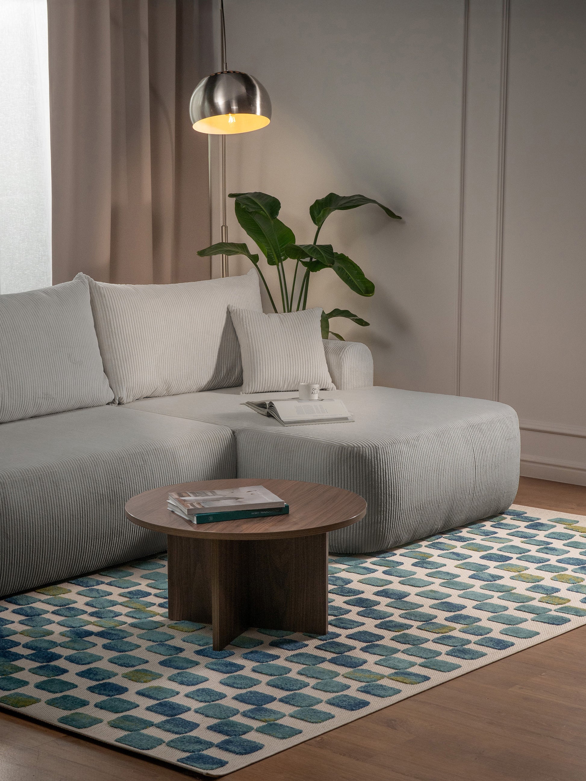 Dīvāns Ovors 93/260/165 cm Lincoln D 83 - N1 Home