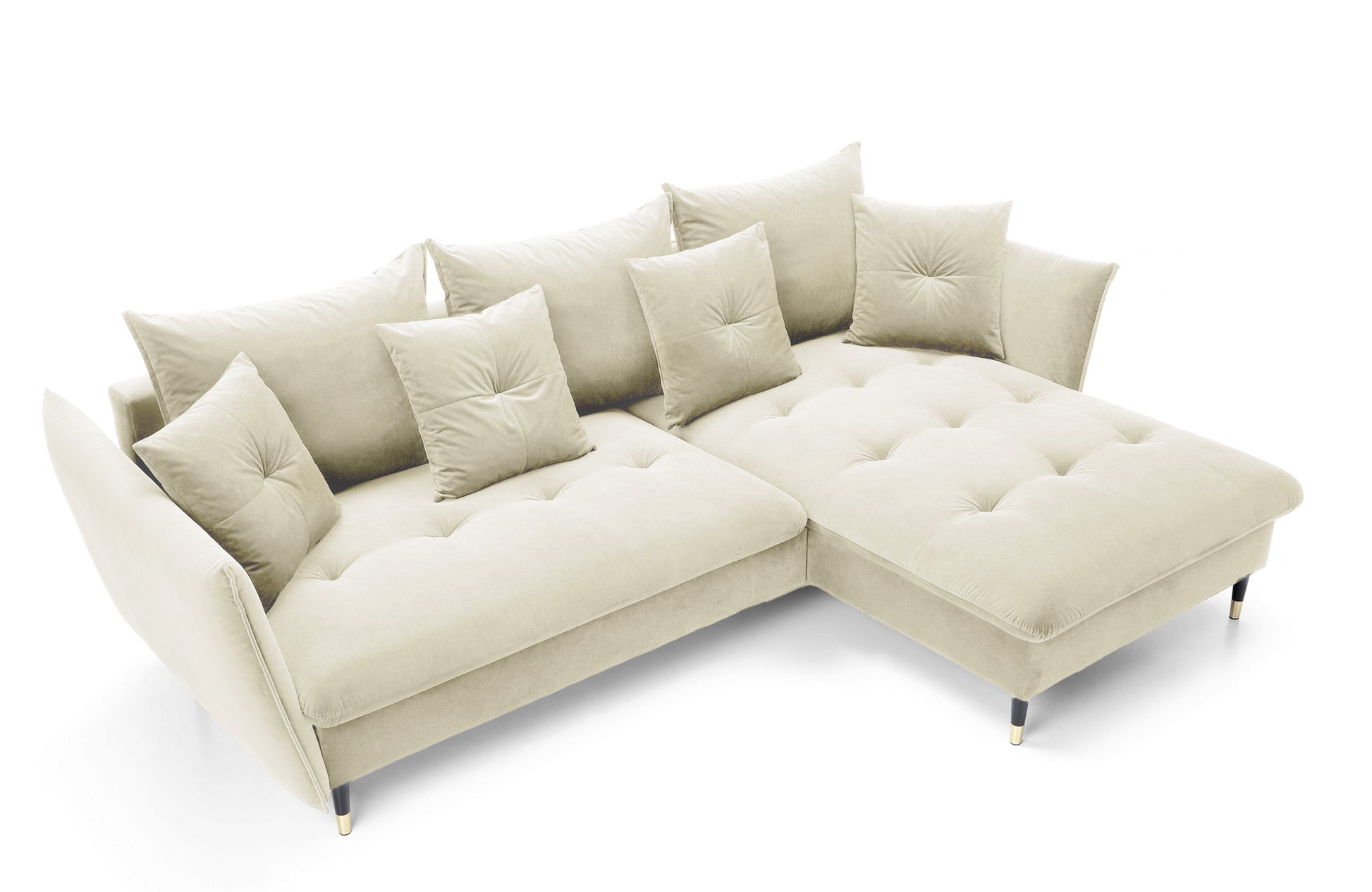 Dīvāns Bazlam 91/258/167 cm Matt Velvet 06 - N1 Home