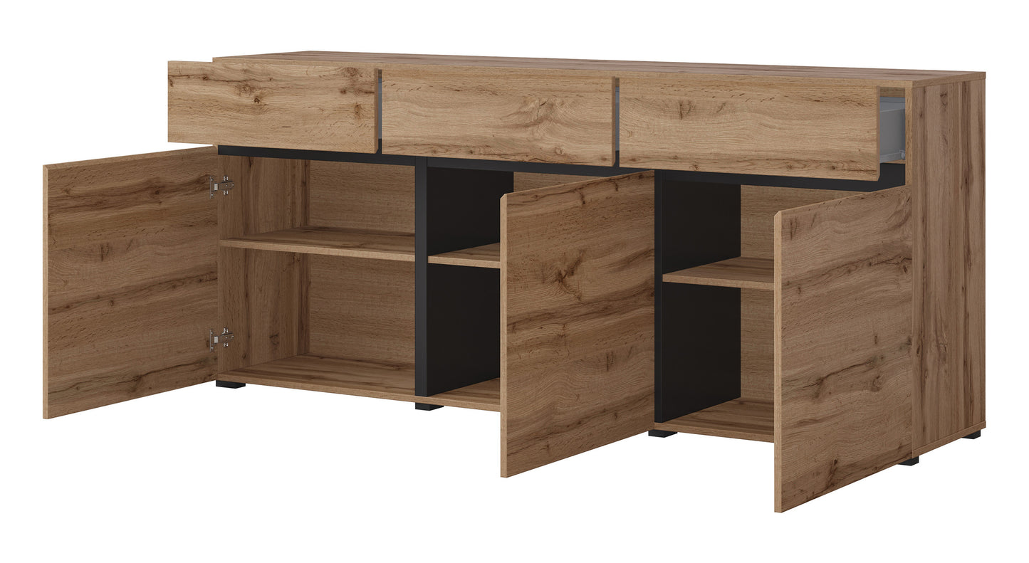 Kumode Kruzat 180/78/40 cm Votan ozols