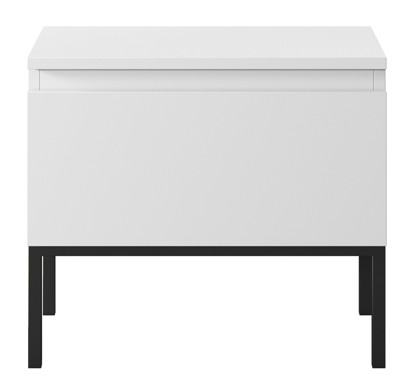 Naktsgaldiņš Bommo 43/49/32 cm balts