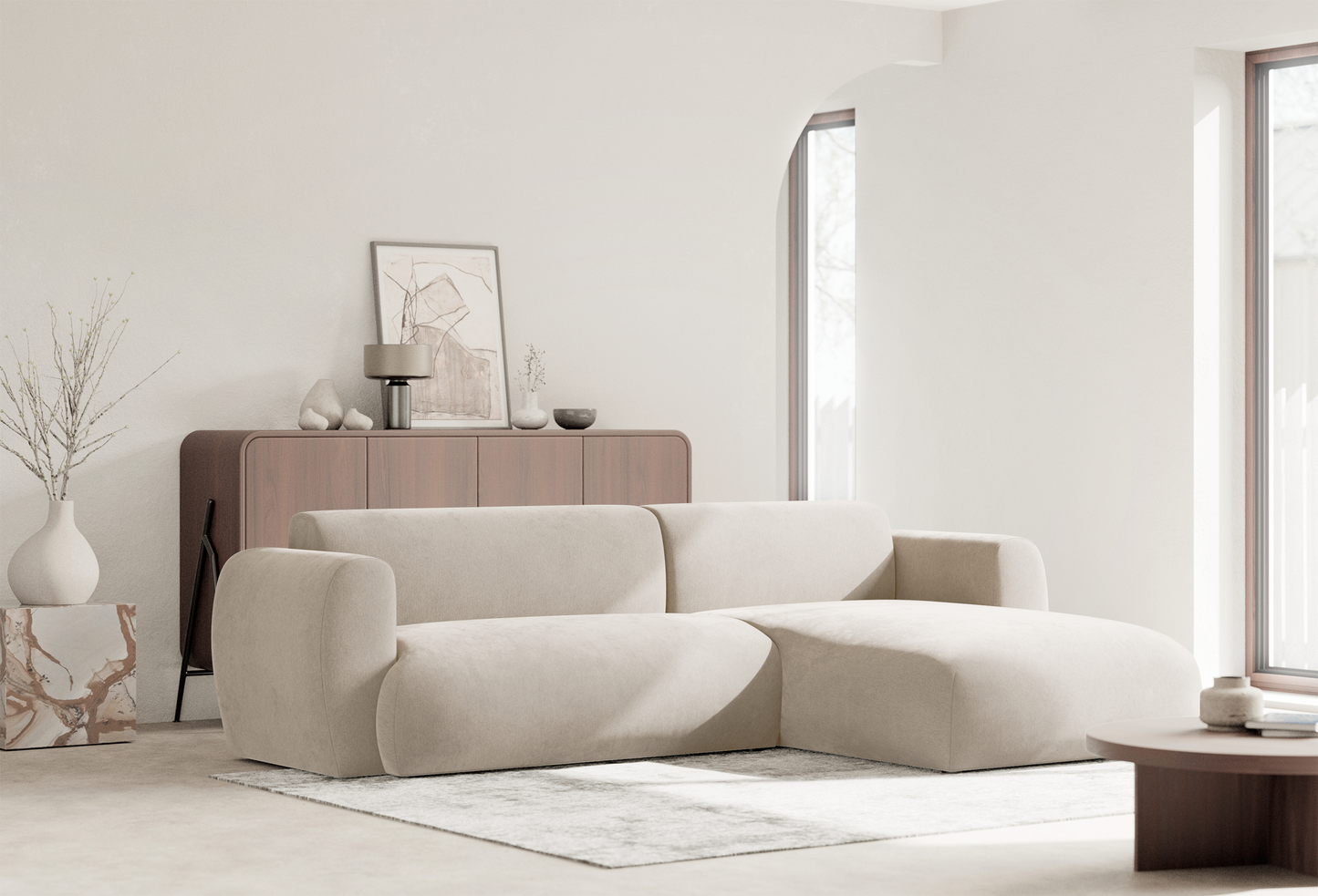 Dīvāns Emil 74/262/156 cm Misterio 03